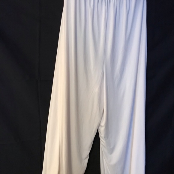 Cream color culotte full length skirt - Picture 2 of 2